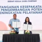 Pemprov DKI Jakarta menandatangani kesepakatan bersama dengan Pemko Pariaman di Jakarta, Jumat (3/10). (Foto: Kominfo Pariaman)