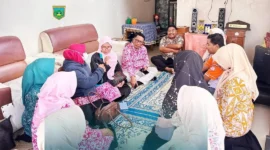 PKK Padang Panjang menegaskan balita penderita cacingan bukan warga kota setelah verifikasi lapangan dilakukan. (Foto: Kominfo Padang Panjang)