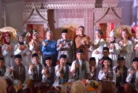 Wakil Wali Kota Padang Maigus Nasir menghadiri Pemilihan Rang Mudo dan Puti Bungsu Kota Padang Tahun 2025 di Gedung Juang 45 BPPI, Selasa (28/10/2025). (Foto: Prokopim Padang)
