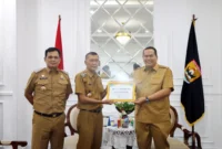 Pemerintah Kota Pariaman kembali menerima penghargaan UI GreenCity Matric Awards 2025. (Foto Kominfo Pariaman)