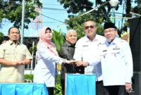 Wakil Wali Kota Padang, Maigus Nasir menghadiri peresmian Rumah Sakit Mata Sumatera Barat, Rabu (15/10/2025). (Foto: Prokopim Padang)