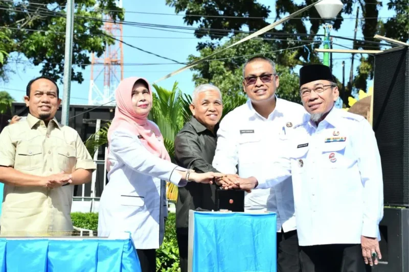 Wakil Wali Kota Padang, Maigus Nasir menghadiri peresmian Rumah Sakit Mata Sumatera Barat, Rabu (15/10/2025). (Foto: Prokopim Padang)