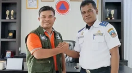 Suherman Junaidi resmi mengemban amanah baru sebagai Plt Kepala Pelaksana BPBD Dharmasraya. (Foto: Pemkab Dharmasraya)