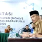 Wakil Bupati Solsel H. Yulian Efi dalam sesi presentasi di Kantor KI Sumbar. (Foto: Humas Pemkab Solsel)