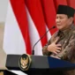 Presiden Prabowo Subianto menegaskan komitmen pemerintah untuk terus menekan biaya haji dan meningkatkan pelayanan jemaah Indonesia. (Foto: BPMI Setpres) 