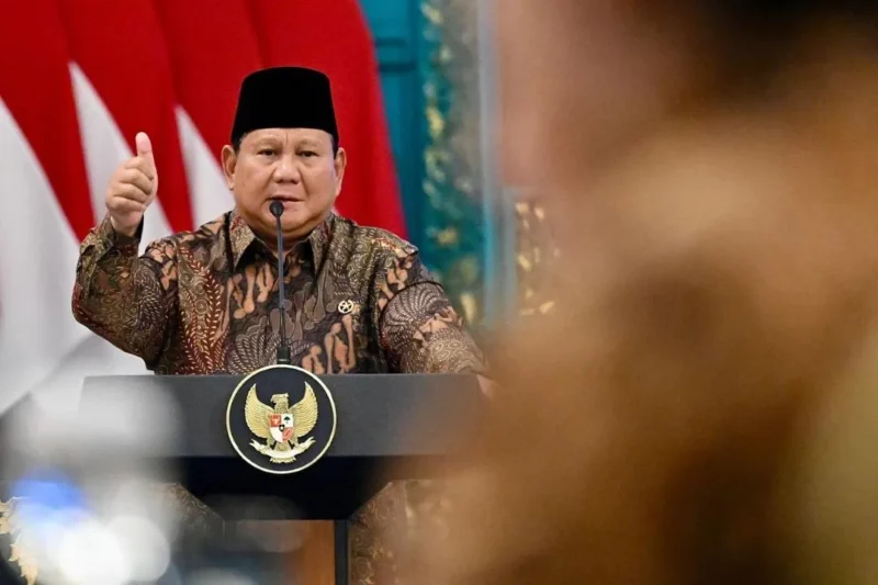 Presiden Prabowo Subianto mengumumkan produksi pangan nasional mencatat rekor tertinggi dalam sejarah Indonesia. (Foto: BPMI Setpres)