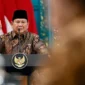 Presiden Prabowo Subianto mengumumkan produksi pangan nasional mencatat rekor tertinggi dalam sejarah Indonesia. (Foto: BPMI Setpres)