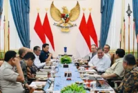 Suasana rapat terbatas yang dipimpin Presiden Prabowo Subianto di Istana Kepresidenan, Jakarta, Rabu (29/10/2025). (Foto: BPMI Setpres)