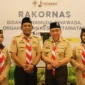Wakil Wali Kota Padang Maigus Nasir menghadiri Rakornas Gerakan Pramuka Tahun 2025 di Kota Balikpapan, Kalimantan Timur, Jumat (24/10/2025). (Foto: Prokopim Padang)