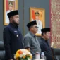 Wali Kota Padang Fadly Amran secara resmi menyampaikan nota penjelasan tiga Ranperda dalam Rapat Paripurna DPRD Padang, Senin (27/10/2025). (Foto: Prokopim Padang)