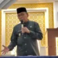 Wakil Wali Kota Padang, Maigus Nasir, saat memberikan arahan dalam Wirid Gabungan Pemko Padang di Masjid Nurul Iman, Jumat (3/10/2025). (Foto: FB Prokopim Padang)
