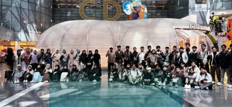 Pelepasan para alumni MAN 2 Padang Panjang di Aula AB 1 Kanwil Kemenag Sumbar. (Foto: Kominfo Padang Panjang)