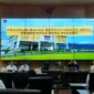 Sekda Padang Andree Algamar menyampaikan sambutan saat menerima Tim Pemantauan Lapangan MBG dari Sekretariat Dukungan Kabinet, Kementerian Sekretariat Negara RI, di Balai Kota Padang, Rabu (8/10/2025). (Foto: Diskominfo Padang)