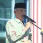 Mantan Sekda Pessel, Mawardi Roska saat menyampaikan sambutan. (Foto: Dok. Kominfo)