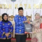Wakil Wali Kota Pariaman, Mulyadi saat kegiatan Sosialisasi Jalur Masuk Mahasiswa Baru Kerja Sama Pemko Pariaman dengan Universitas Telkom di Aula Balai Kota Pariaman, Jumat (17/10/2025). (Foto: Kominfo Pariaman)