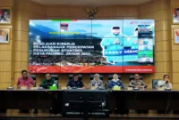Kegiatan Penilaian Kinerja Pelaksanaan Aksi Konvergensi Percepatan Penurunan Stunting di Balai Kota Padang, Kamis (2/10/2025). (Foto: FB Diskominfo Padang)