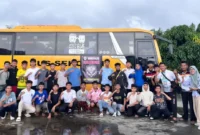 Tim BBC Batang Kapas, Pessel saat tiba di Tangerang. (Foto: Dok. Humas Tim BBC)