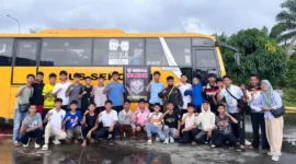 Tim BBC Batang Kapas, Pessel saat tiba di Tangerang. (Foto: Dok. Humas Tim BBC)