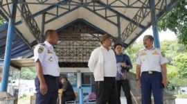 Wali Kota Padang Panjang Hendri Arnis meninjau Terminal Bukit Surungan dalam rangkaian sidak ke Dishub. (Foto: Kominfo Padang Panjang)