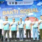 Wali Kota Padang, Fadly Amran menghadiri kegiatan Bakti Sosial Bersih Pantai yang diinisiasi oleh Polda Sumbar, Minggu (26/10/2025) pagi. (Foto: Prokopim Padang)