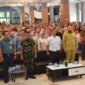 Wali Kota Padang Fadly Amran dalam acara workshop menghadapi gempa bumi berpotensi tsunami di Gedung Bagindo Aziz Chan Youth Center, Selasa (21/10/2025). (Foto: Prokopim Padang)