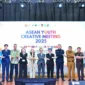 Wali Kota Padang, Fadly Amran menghadiri pembukaan seminar internasional AYCM 2025 di Convention Hall Unand, Senin (24/11/2025). (Foto: Prokopim Padang)