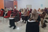 Para peserta sedang mengikuti seleksi Arsiparis Teladan 2025 yang digelar Dispusip Kota Padang. (Foto: Diskominfo Padang)
