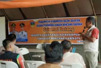 BPBD Solsel menggelar Gladi Posko Kesiapsiagaan Bencana, Selasa (25/11). (Foto: Humas Pemkab Solsel)
