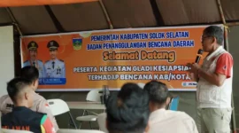 BPBD Solsel menggelar Gladi Posko Kesiapsiagaan Bencana, Selasa (25/11). (Foto: Humas Pemkab Solsel)
