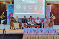 Festival Tunas Bahasa Ibu (FTBI) 2025 tingkat SD dan SMP se-Kota Padang di Aula Balai Besar Penjaminan Mutu Pendidikan (BBPMP) Sumbar, Rabu (12/11/2025). (Foto: Diskominfo Padang)