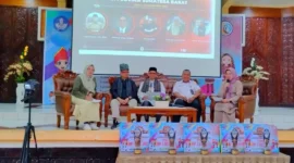 Festival Tunas Bahasa Ibu (FTBI) 2025 tingkat SD dan SMP se-Kota Padang di Aula Balai Besar Penjaminan Mutu Pendidikan (BBPMP) Sumbar, Rabu (12/11/2025). (Foto: Diskominfo Padang)