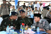 Wakil Wali Kota Padang, Maigus Nasir menghadiri Syukuran Peringatan HUT ke-80 Korps Brimob Polri Tahun 2025, Jumat (14/11/2025) pagi. (Foto: Prokopim Padang)
