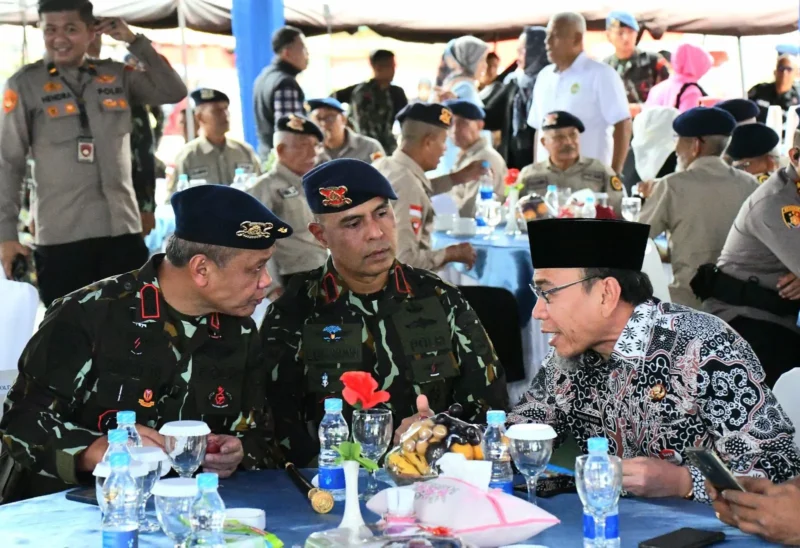 Wakil Wali Kota Padang, Maigus Nasir menghadiri Syukuran Peringatan HUT ke-80 Korps Brimob Polri Tahun 2025, Jumat (14/11/2025) pagi. (Foto: Prokopim Padang)