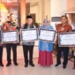 Pemko Padang memboyong empat penghargaan pada Malam Apresiasi BBPMP Sumbar yang digelar pada Jumat malam (21/11/2025). (Foto: Prokopim Padang)