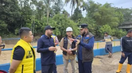 Pemko Padang mempercepat perbaikan IPA Perumda AM yang rusak akibat bandang dan longsor. (Foto: Prokopim Padang)