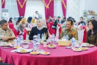 Kajari Dharmasraya yang baru, Sumanggar Siagian mendapat sambutan hangat dari Pemkab Dharmasraya. (Foto: Kominfo Dharmasraya)
