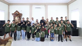 Wakil Wali Kota Pariaman, Mulyadi menerima kunjungan tim Porserosi Kota Pariaman pada Kamis (20/1/2025). (Foto: Kominfo Pariaman)