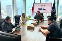 Bupati Tanah Datar Eka Putra menemui Menteri Ekraf RI, Teuku Riefky di Jakarta. (Foto: Prokopim Tanah Datar)