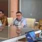 Wali Kota Bukittinggi Ramlan Nurmatias memimpin rapat koordinasi persiapan Minang Geopark Run 2025 bersama panitia pelaksana di Ruang Rapat Lantai III Balai Kota, Selasa (4/11). (Foto: Pemko Bukittinggi)