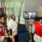 Tim Pertamina Patra Niaga Sumbagut bersama Anggota Komisi VI DPR RI, Andre Rosiade meninjau langsung pelayanan BBM di salah satu SPBU di Kota Padang, Sabtu (9/11/2025). (Foto: Dok. Pertamina)