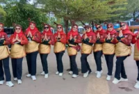 Tim Porpi Padang Panjang meraih Juara II Tingkat Nasional pada ajang Festival Senam Kreasi Budaya HUT ke-44 Porpi, yang digelar di Pantai Gandoriah, Kota Pariaman, Minggu (2/11/2025). (Foto: Kominfo Padang Panjang)
