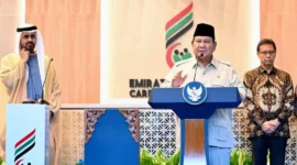 Presiden Prabowo Subianto menegaskan komitmen besar pemerintah untuk merevolusi pelayanan kesehatan nasional saat meresmikan RS Kardiologi Emirates–Indonesia di Kota Surakarta, Rabu (19/11/2025). (Foto: BPMI Setpres)