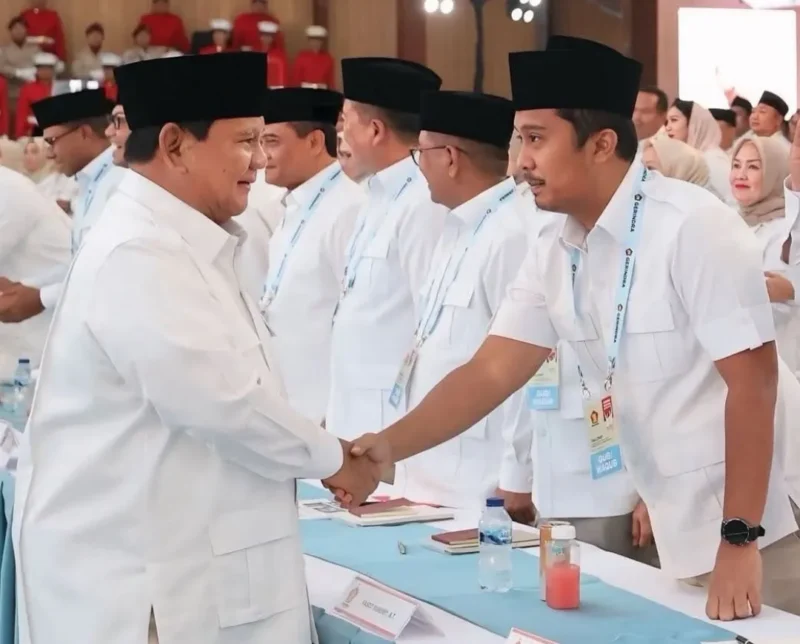 Wagub Sumbar Vasko Ruseimy saat mengikuti acara Taklimat Kader Gerindra di Padepokan Garudayaksa, Hambalang, Bogor, Sabtu (7/11). (Foto: ADPSB)