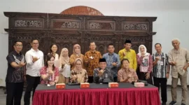 Wakil Wali Kota Padang, Maigus Nasirsaat kegiatan benchmarking di Kota Semarang, Jawa Tengah, Rabu (12/11/2025). (Foto: Prokopim Padang)