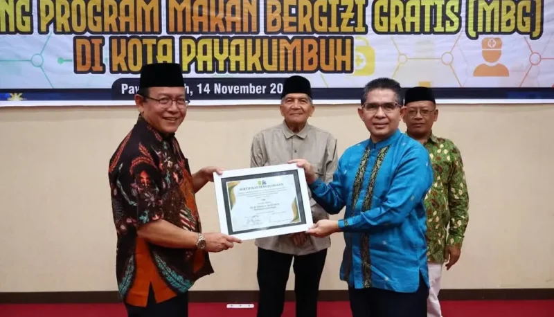 Pemko Payakumbuh meningkatkan standar higiene dan sanitasi di seluruh SPPG. (Foto: MC Payakumbuh)