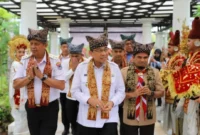 Wakil Wali Kota Padang Maigus Nasir menyambut silaturahmi Forum Wakil Kepala Daerah (Wakada) se-Sumbar, Rabu (19/11/2025). (Foto: Prokopim Padang)