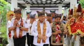 Wakil Wali Kota Padang Maigus Nasir menyambut silaturahmi Forum Wakil Kepala Daerah (Wakada) se-Sumbar, Rabu (19/11/2025). (Foto: Prokopim Padang)