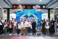 Menpora RI, Erick Thohir menghadiri penutupan Teladan Metropolitan City Rally 2025 di Balai Kota Jakarta, Minggu (16/11). (Foto: Raiky/kemenpora.go.id)