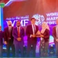 Yuliza Zen dinobatkan sebagai AMF Youth of Marketeer of The Year oleh Indonesia Marketing Association (IMA) di ajang Asia Marketing Federation (AMF) di Colombo, Sri Lanka, Jumat (14/11/2025). (Foto: Kominfo Padang Panjang)