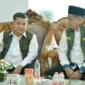 Bupati Agam, Benni Warlis bersama Wakil Bupati Bungo, Tri Wahyu Hidayat. (Foto: AMC)